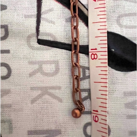 Cache Gorgeous Copper Color Three Strand Necklace With Matching Earrings - Picture 4 of 4